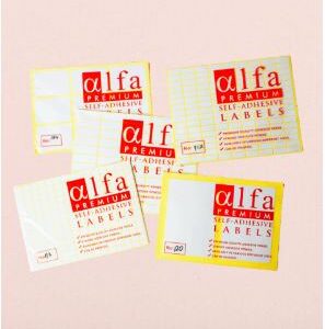 STICKER LABEL ALFA